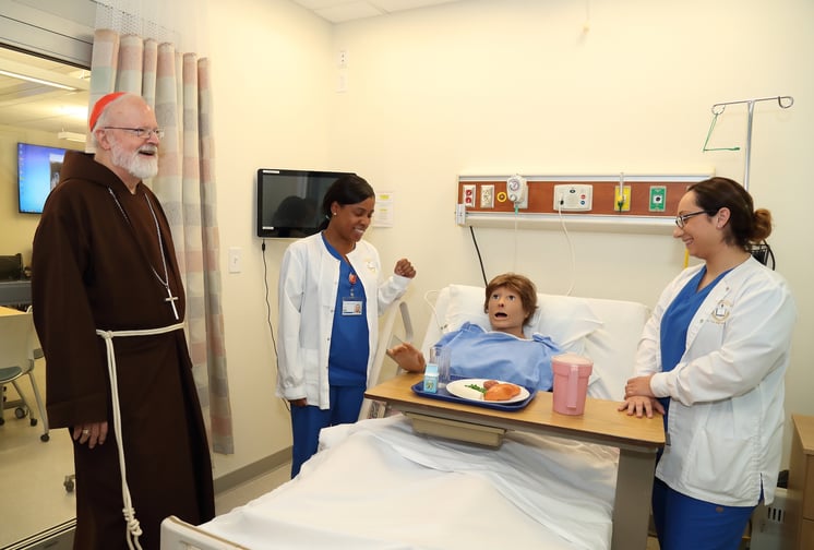 Cardinal Sean O'Malley joins Labouré College Celebration