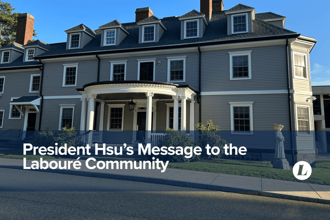 President Hsu's Message to the Labouré Community