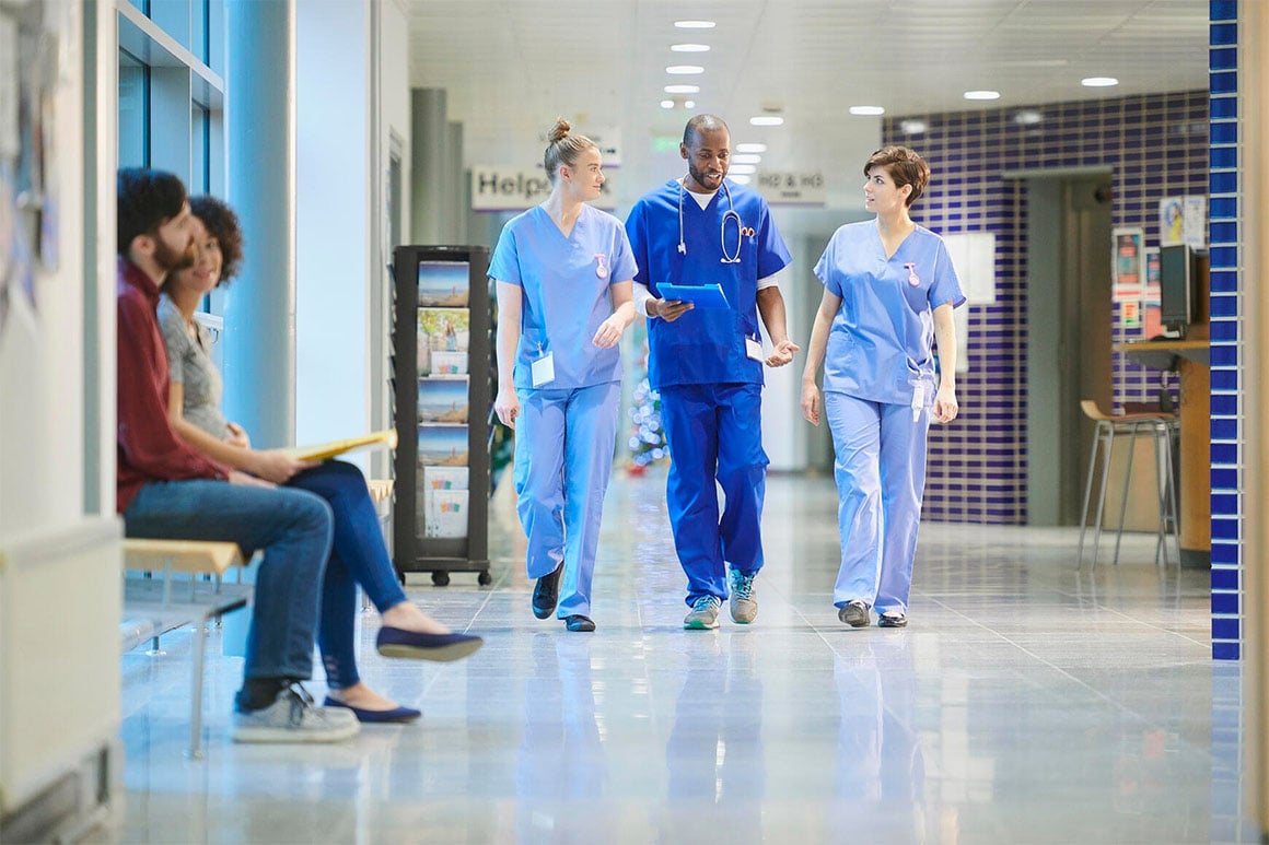 nurses-talking-in the-hallway