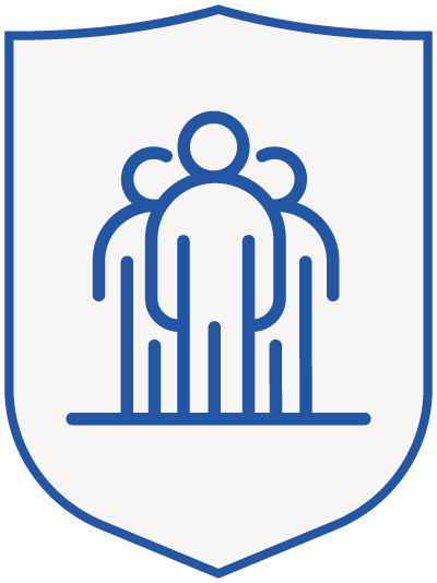 group 1 - blue shield